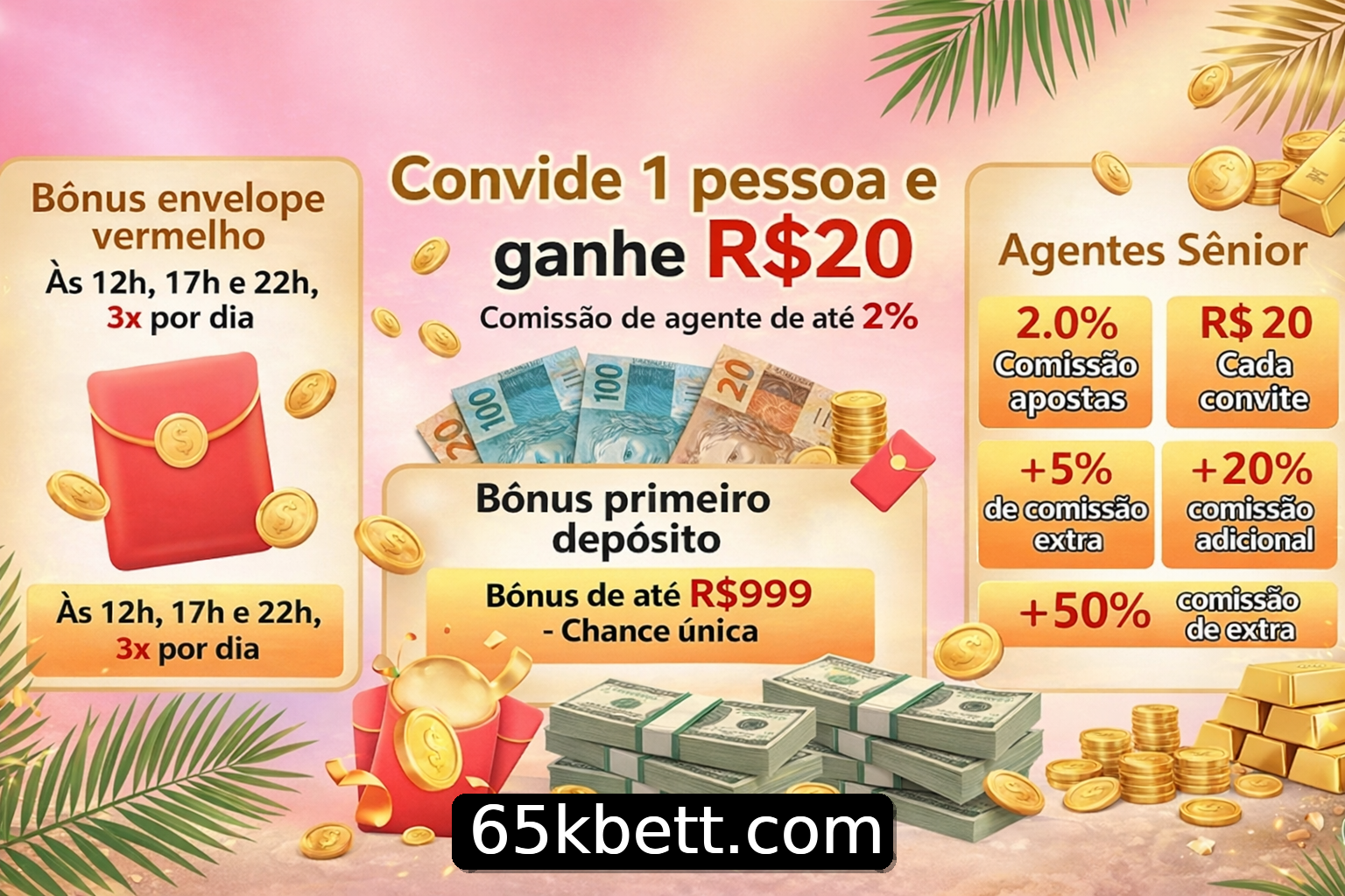 Banner do Bônus do Casino 65k